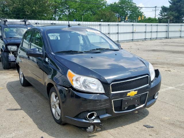 KL1TG6DE4BB168434 - 2011 CHEVROLET AVEO LT BLACK photo 1