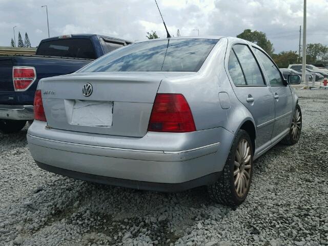 3VWRK69M04M001157 - 2004 VOLKSWAGEN JETTA GL SILVER photo 4