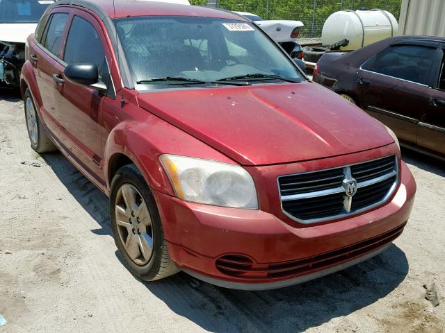 1B3HB48B57D239378 - 2007 DODGE CALIBER SX RED photo 1