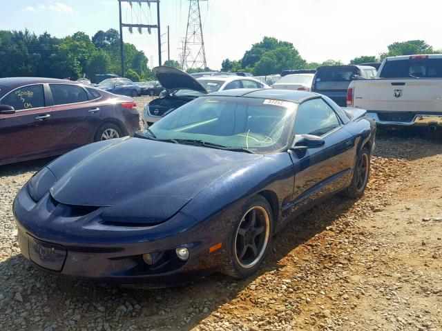 2G2FS22K8X2206789 - 1999 PONTIAC FIREBIRD BLUE photo 2