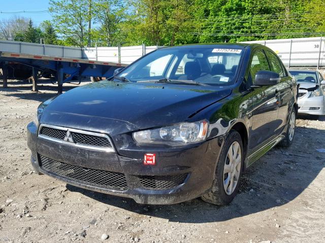 JA32U2FU6FU018781 - 2015 MITSUBISHI LANCER ES BLACK photo 2