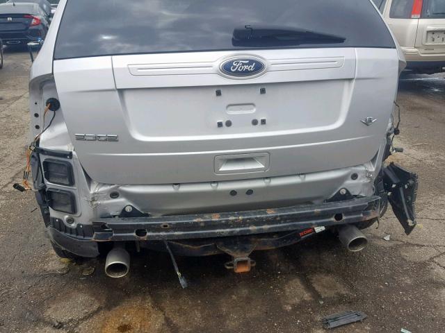 2FMDK3GC6BBA26354 - 2011 FORD EDGE SE SILVER photo 9