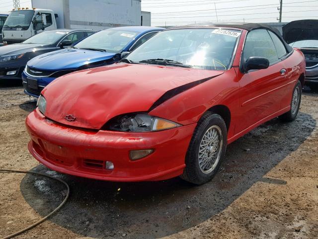 4G1JF32T3XB901610 - 1999 CHEVROLET CAVALIER Z RED photo 2