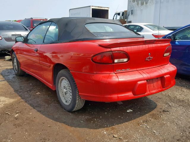 4G1JF32T3XB901610 - 1999 CHEVROLET CAVALIER Z RED photo 3