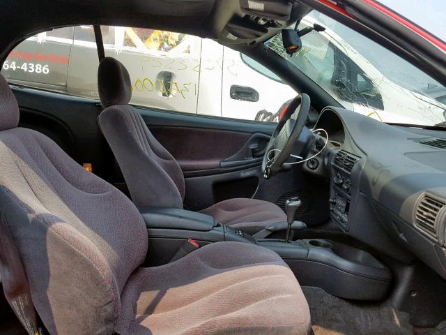 4G1JF32T3XB901610 - 1999 CHEVROLET CAVALIER Z RED photo 5