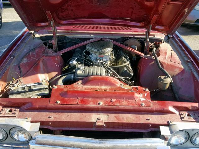 2Y83Z146184 - 1962 FORD TBIRD RED photo 7