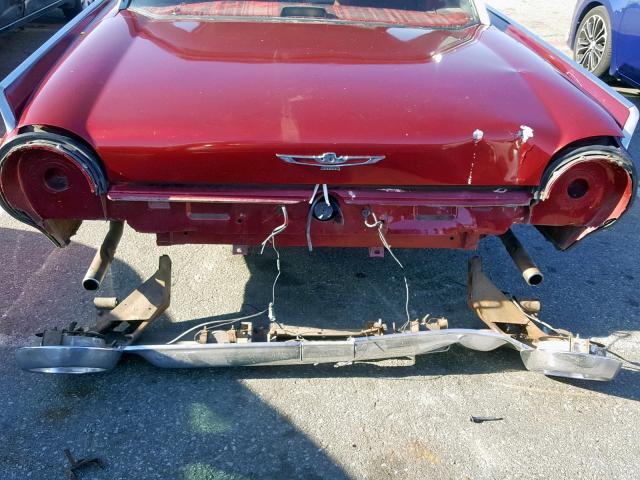 2Y83Z146184 - 1962 FORD TBIRD RED photo 9