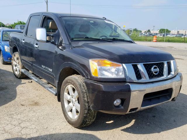 1N6AA0EC1DN311429 - 2013 NISSAN TITAN S BLACK photo 1