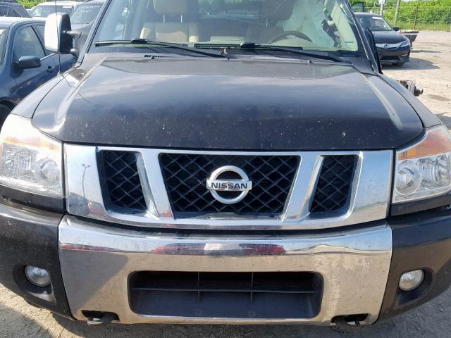 1N6AA0EC1DN311429 - 2013 NISSAN TITAN S BLACK photo 7