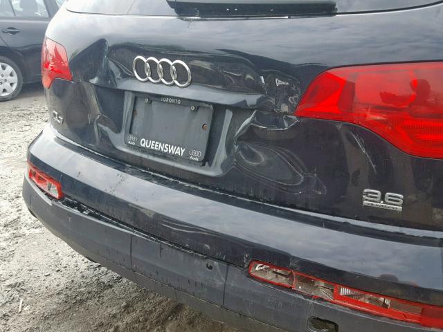 WA1BY64L38D052424 - 2008 AUDI Q7 3.6 QUA BLACK photo 9