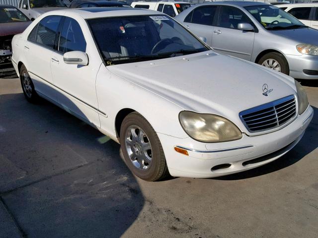 WDBNG75JX2A283336 - 2002 MERCEDES-BENZ S 500 WHITE photo 1