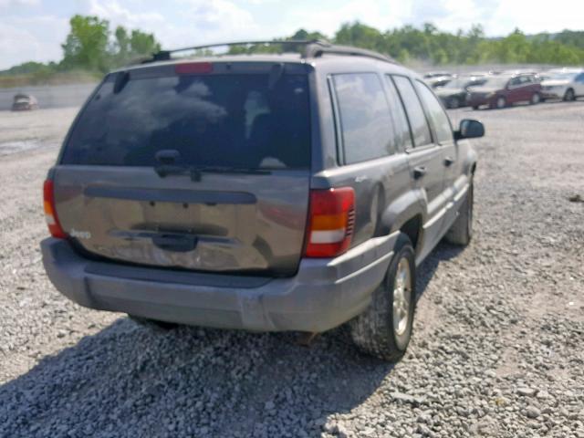 1J4GW58S0XC627218 - 1999 JEEP GRAND CHER GRAY photo 4