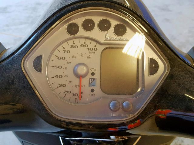 ZAPM459L275005177 - 2007 VESPA GTS 250 BLACK photo 8