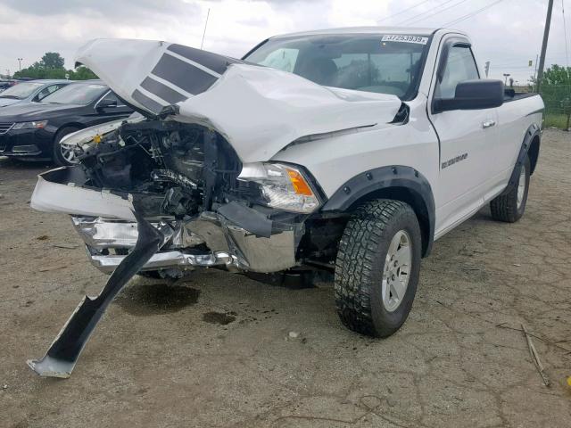 3C6JD6EP1CG167489 - 2012 DODGE RAM 1500 S BLACK photo 2