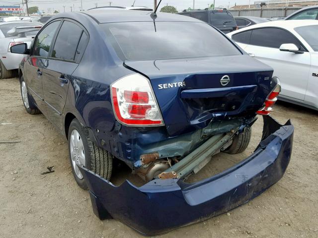 3N1AB61E69L648490 - 2009 NISSAN SENTRA 2.0 BLUE photo 3