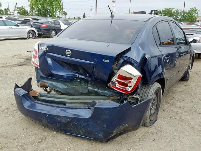 3N1AB61E69L648490 - 2009 NISSAN SENTRA 2.0 BLUE photo 4