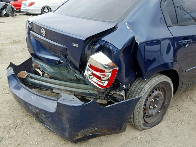 3N1AB61E69L648490 - 2009 NISSAN SENTRA 2.0 BLUE photo 9