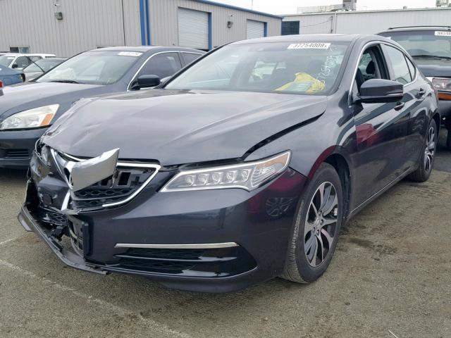 19UUB1F5XGA015423 - 2016 ACURA TLX TECH GRAY photo 2