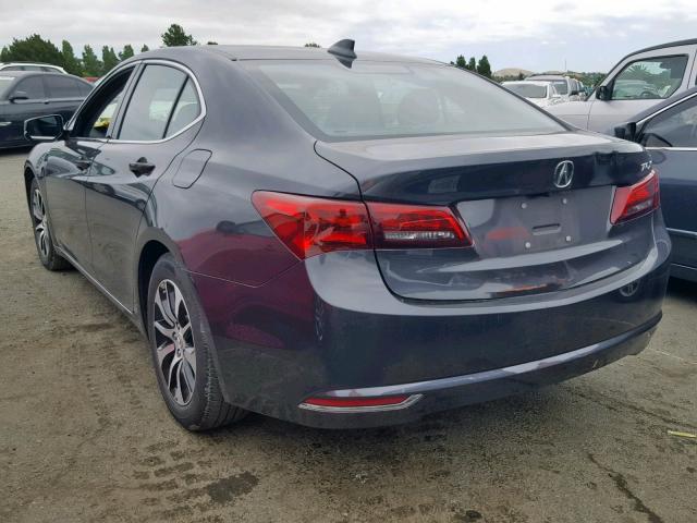 19UUB1F5XGA015423 - 2016 ACURA TLX TECH GRAY photo 3