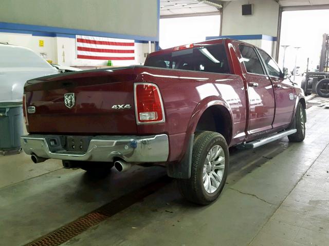 1C6RR7WTXHS816485 - 2017 RAM 1500 LONGH RED photo 4