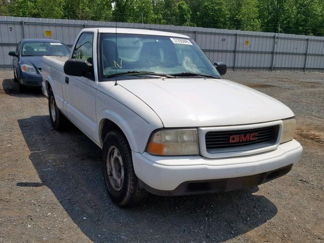 1GTCS1445YK158313 - 2000 GMC SONOMA WHITE photo 1