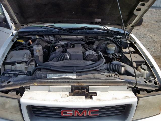 1GTCS1445YK158313 - 2000 GMC SONOMA WHITE photo 7