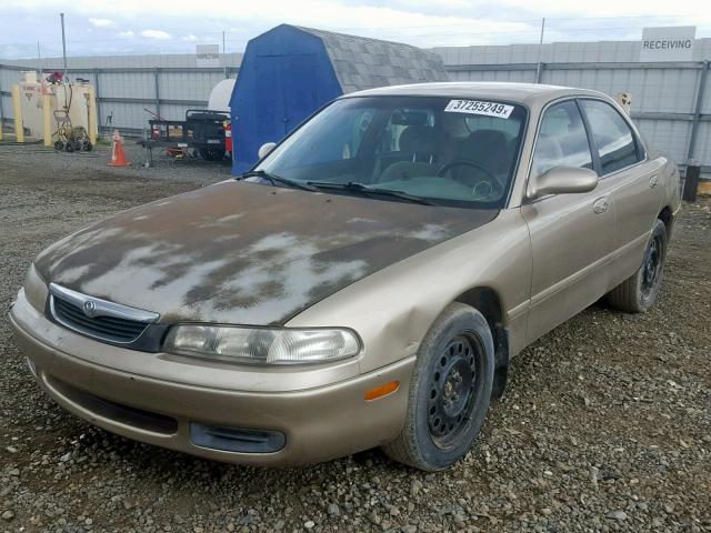 1YVGE22C8V5637953 - 1997 MAZDA 626 DX GOLD photo 2