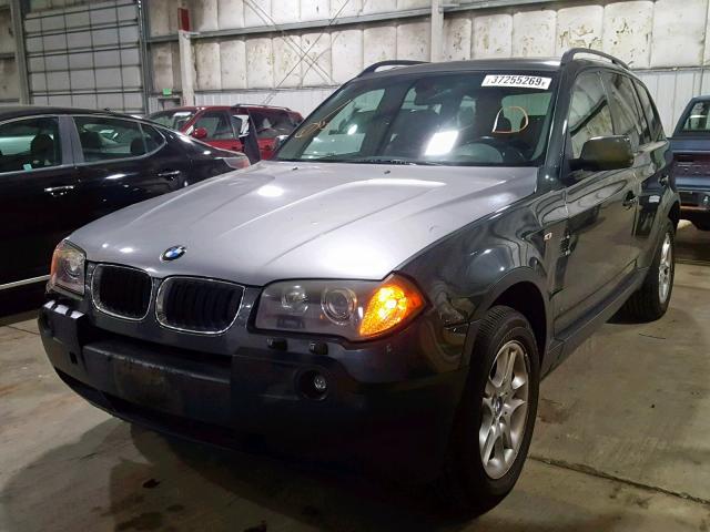 WBXPA734X4WC40720 - 2004 BMW X3 2.5I TWO TONE photo 2