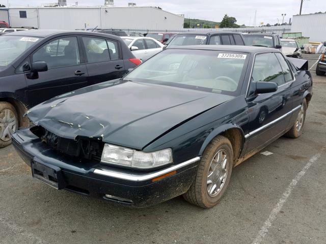 1G6ET1297SU610913 - 1995 CADILLAC ELDORADO T GREEN photo 2