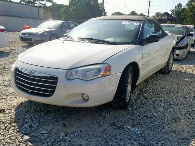 1C3EL55R34N199897 - 2004 CHRYSLER SEBRING LX WHITE photo 2