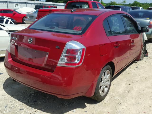 3N1AB61E09L683008 - 2009 NISSAN SENTRA 2.0 RED photo 4