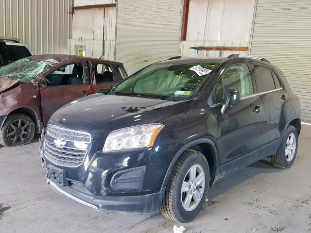 KL7CJPSB6GB656684 - 2016 CHEVROLET TRAX 1LT CHARCOAL photo 2