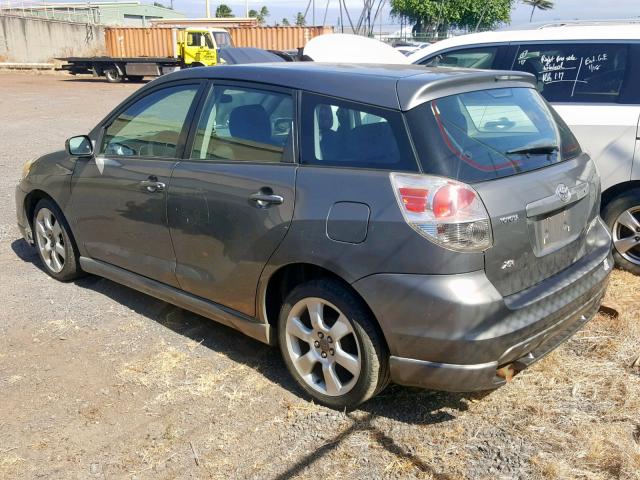 2T1KR32E55C488903 - 2005 TOYOTA MATRIX XR GRAY photo 3