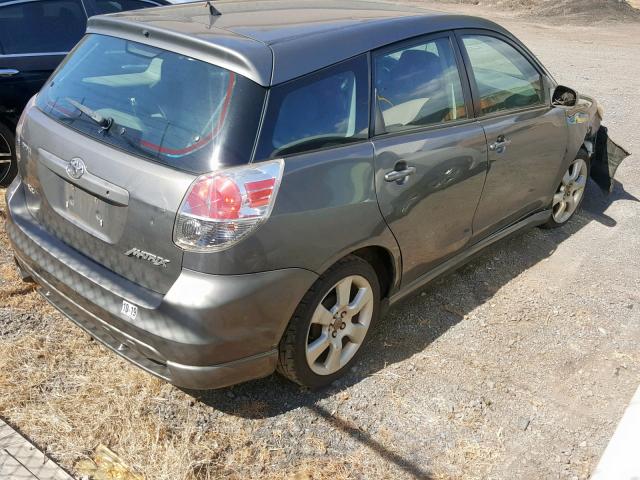 2T1KR32E55C488903 - 2005 TOYOTA MATRIX XR GRAY photo 4