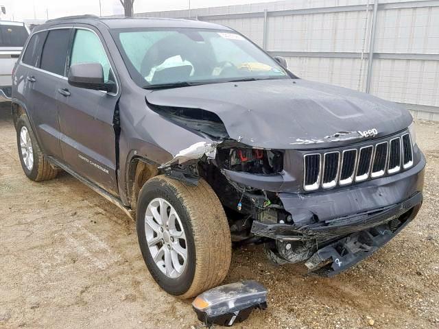 1C4RJEAG3GC369117 - 2016 JEEP GRAND CHER GRAY photo 1