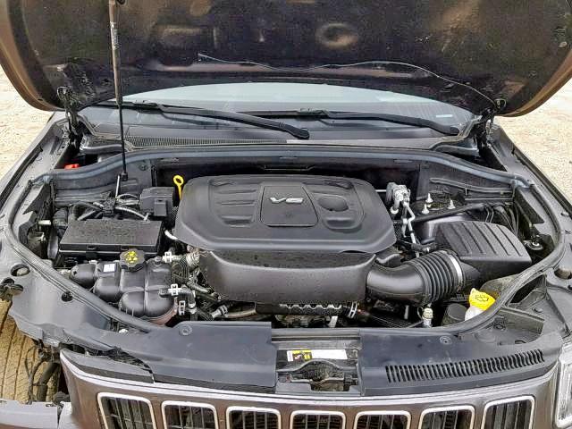 1C4RJEAG3GC369117 - 2016 JEEP GRAND CHER GRAY photo 7