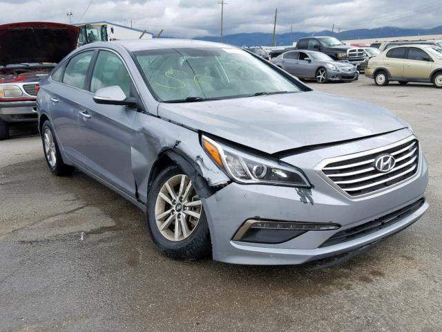 5NPE24AA1FH128337 - 2015 HYUNDAI SONATA ECO SILVER photo 1