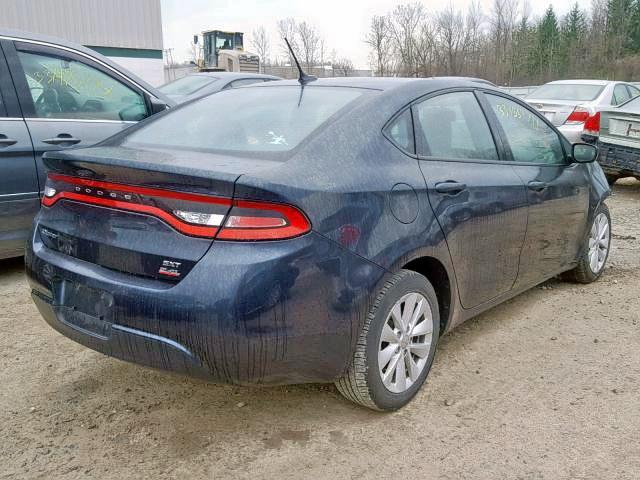 1C3CDFBBXED902372 - 2014 DODGE DART SXT GRAY photo 4