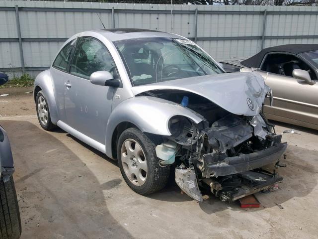 3VWCB21C12M406975 - 2002 VOLKSWAGEN NEW BEETLE ნაცრისფერი ფოტო 1