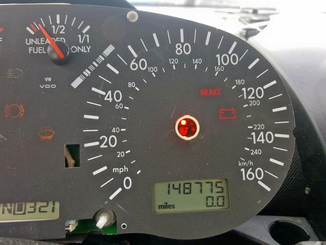 3VWCB21C12M406975 - 2002 VOLKSWAGEN NEW BEETLE ნაცრისფერი ფოტო 8