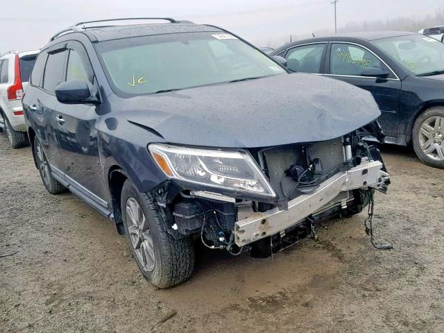 5N1AR2MM2EC610440 - 2014 NISSAN PATHFINDER GRAY photo 1