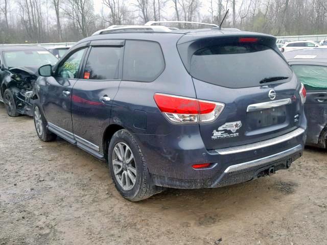 5N1AR2MM2EC610440 - 2014 NISSAN PATHFINDER GRAY photo 3