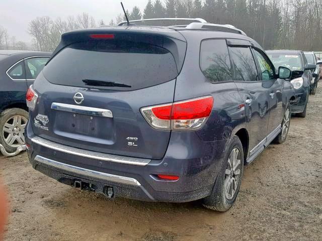 5N1AR2MM2EC610440 - 2014 NISSAN PATHFINDER GRAY photo 4