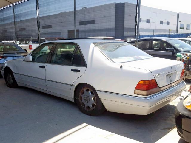 WDBGA51E4SA223625 - 1995 MERCEDES-BENZ S 500 WHITE photo 3