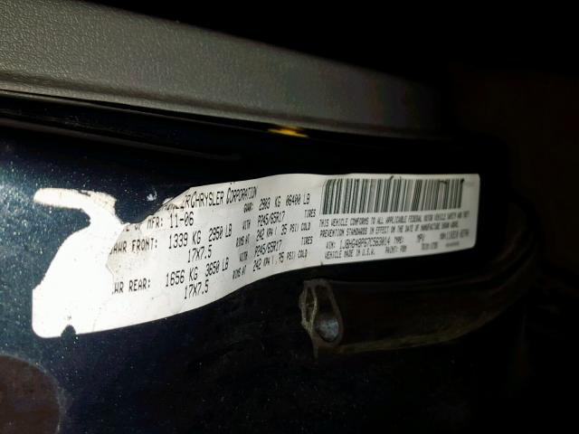 1J8HG48P67C563014 - 2007 JEEP COMMANDER GRAY photo 10