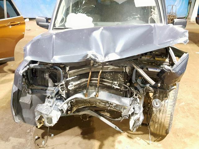 1J8HG48P67C563014 - 2007 JEEP COMMANDER GRAY photo 7