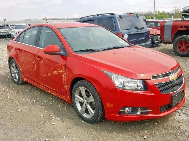 1G1PE5SB3D7233632 - 2013 CHEVROLET CRUZE LT RED photo 1