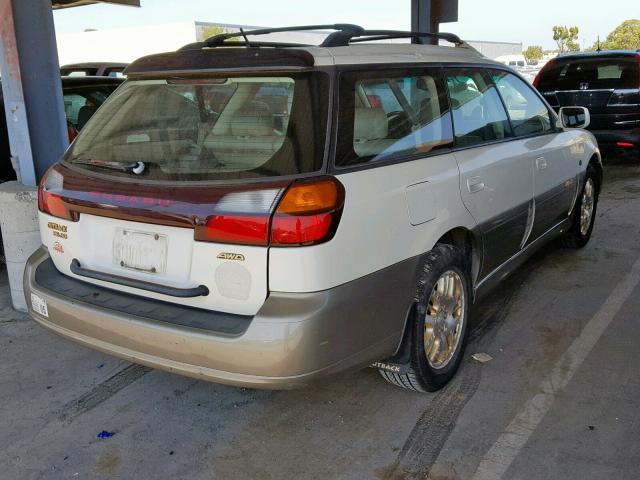 4S3BH806737639556 - 2003 SUBARU LEGACY OUT WHITE photo 4