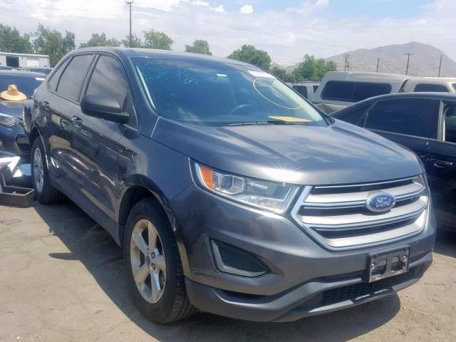 2FMPK3G9XGBC66886 - 2016 FORD EDGE SE BLACK photo 1