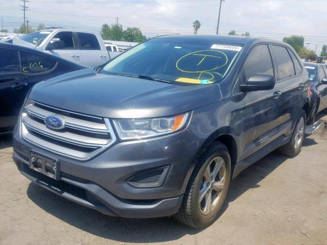 2FMPK3G9XGBC66886 - 2016 FORD EDGE SE BLACK photo 2